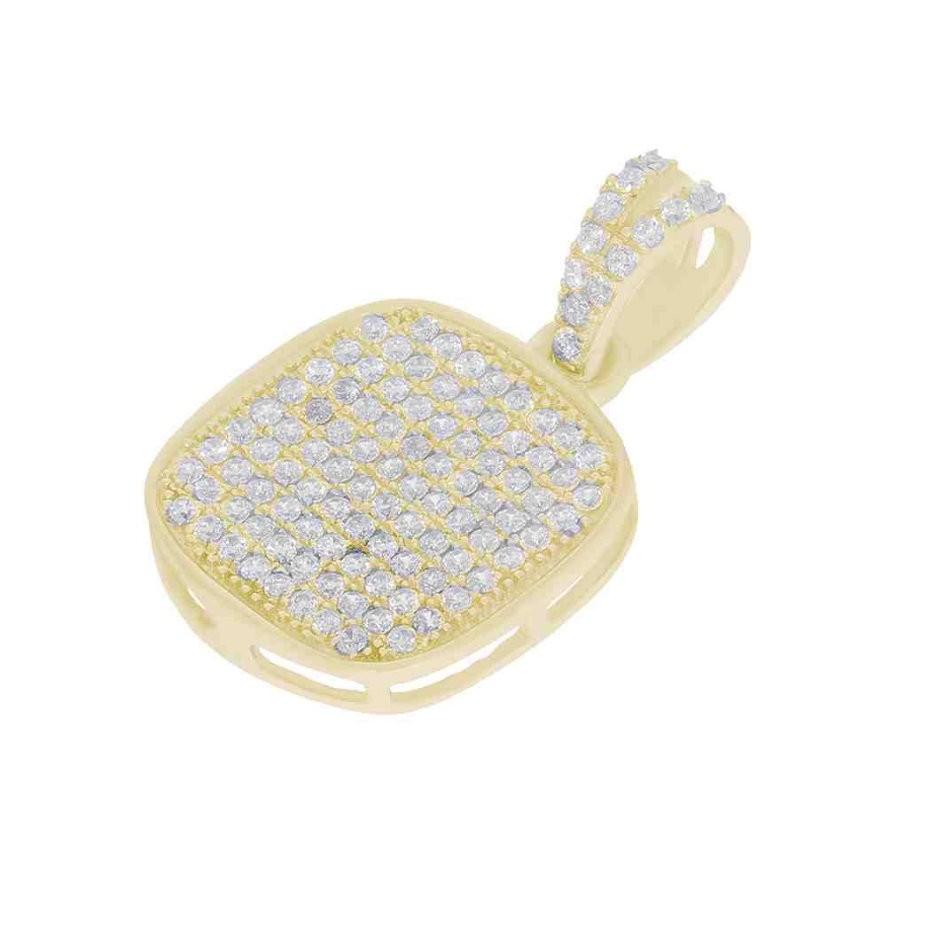 Custom Letter Square Pendant ER23059APD